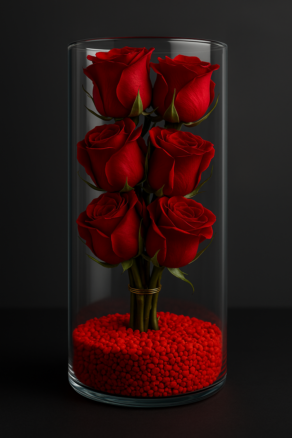 OPULENTO DE COLOR ROJO