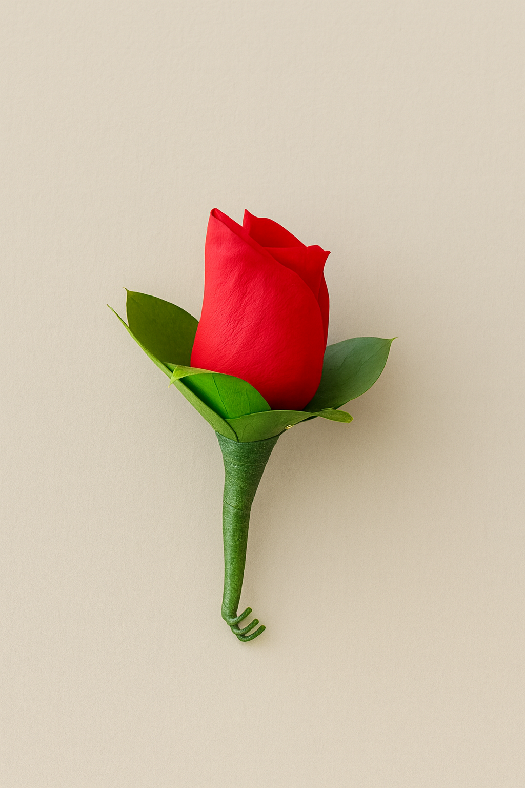🌹 Boutonniere de Rosa Roja - padrino o novio