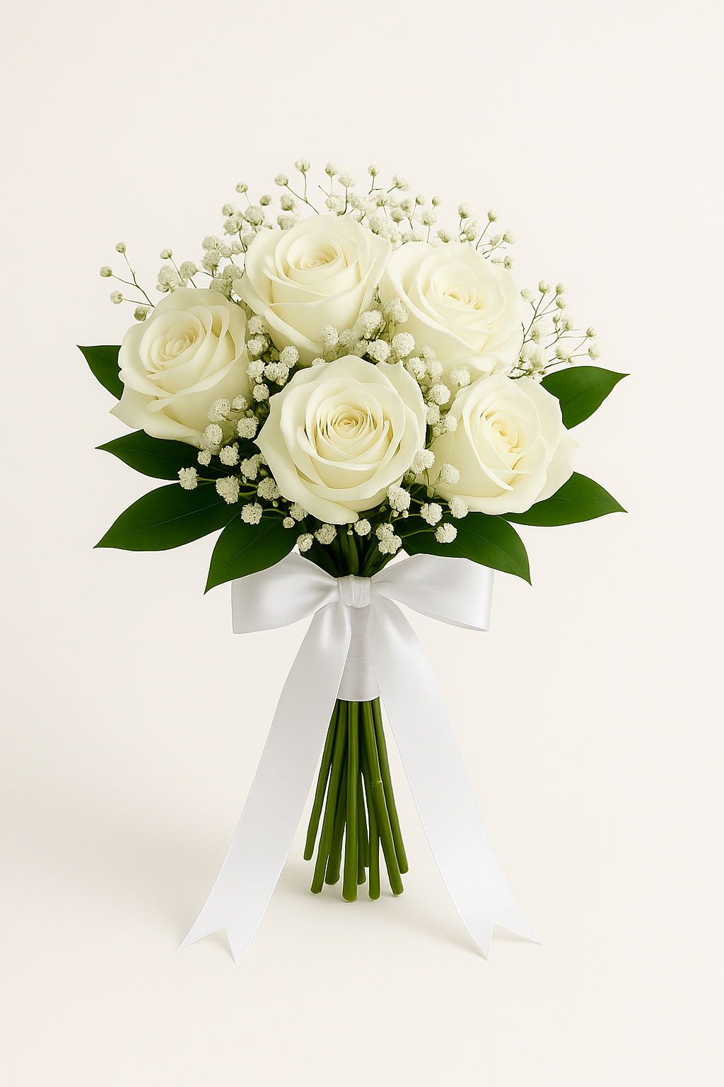 🌹 Ramo para lanzar Blanco